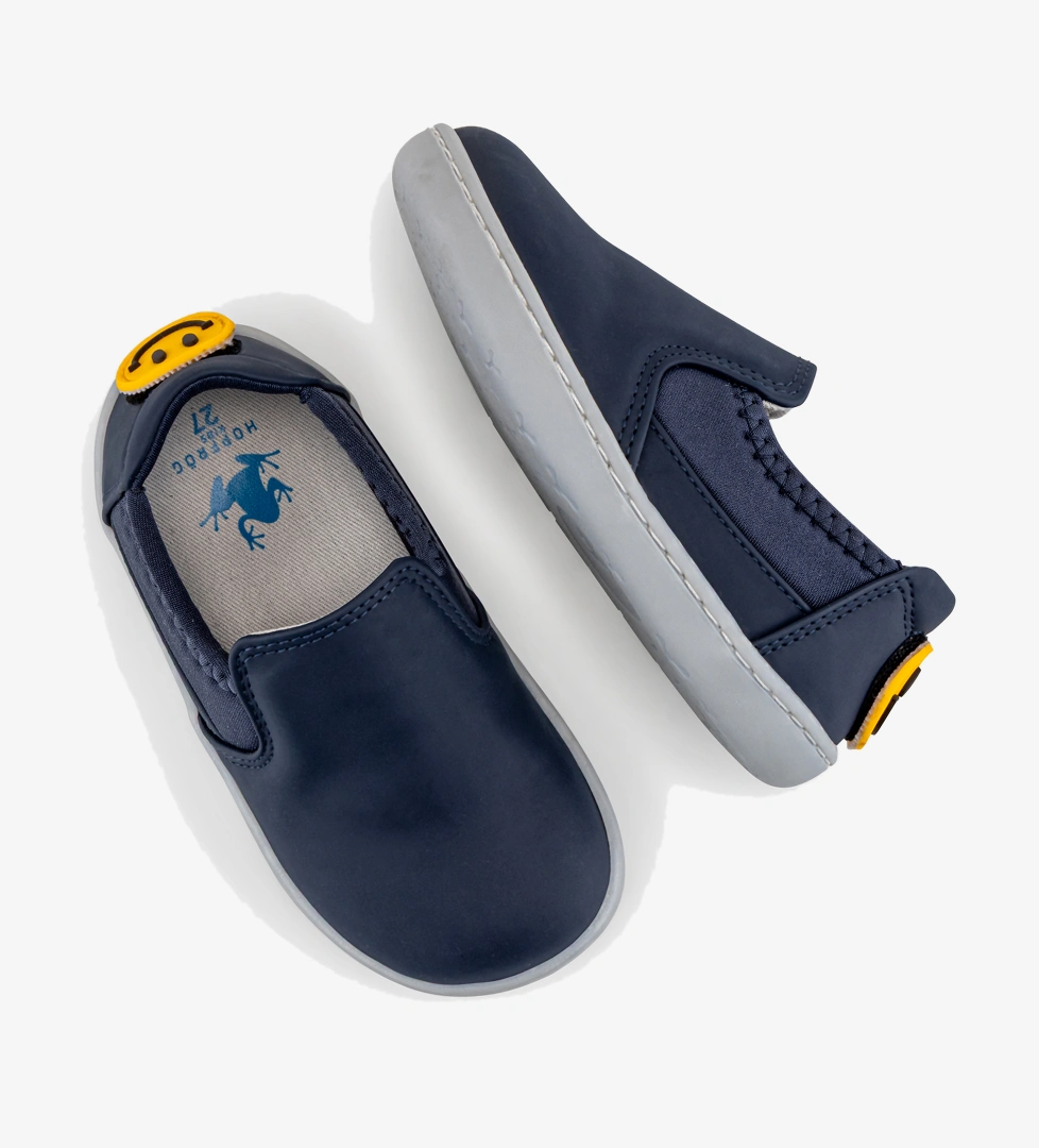 Hopfrög Smart Walker Slip-On #Tags Süper Mat Lacivert Barefoot Işıklı Çocuk Ayakkabı model görseli